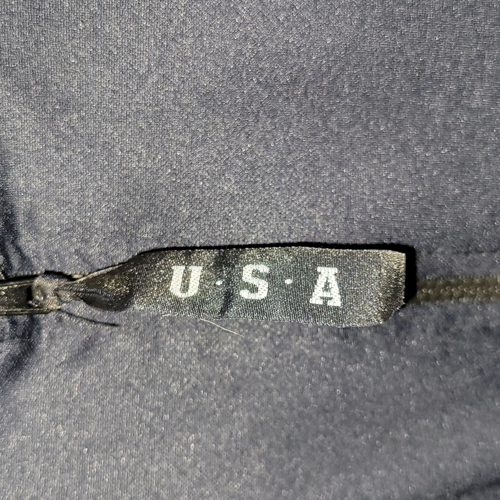 USA Olympic Committee Jacket. Made in USA. Size 2XL. Full-zip. Navy Blue - Picture 3 of 5